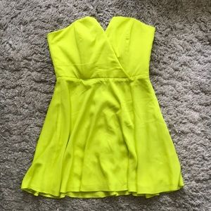 NAVEN neon mini dress